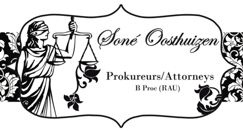 Soné Oosthuizen Attorneys (Carletonville) Attorneys / Lawyers / law firms in Carletonville (South Africa)
