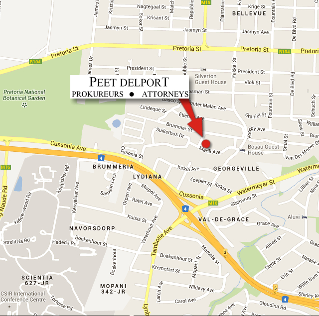 Peet Delport Attorneys (Val De Grace, Pretoria) Gauteng / Pretoria