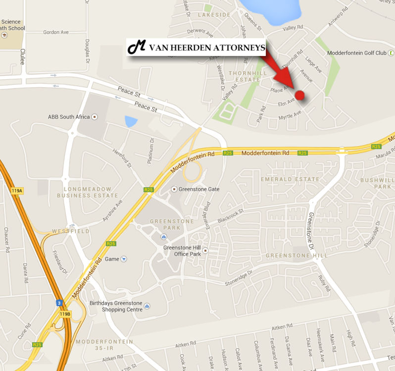 M van Heerden Attorneys Notaries and Conveyancers (Modderfontein