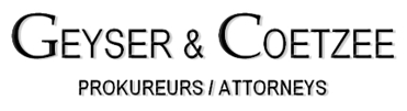 Geyser & Coetzee Attorneys / Prokureurs (Centurion, Pretoria) Attorneys / Lawyers / law firms in  (South Africa)