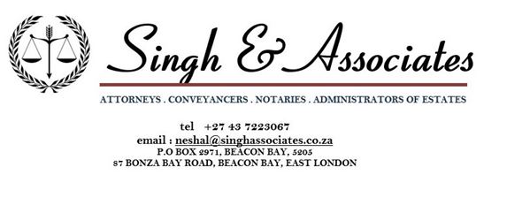 Singh & Associates (East London) Attorneys / Lawyers / law firms in  (South Africa)